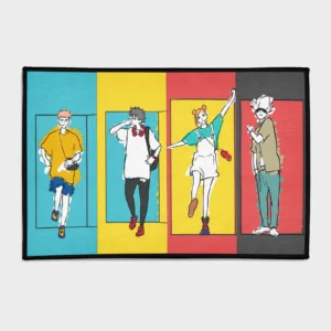 For *Jujutsu Kaisen* fans, this JJK rug brings a stylish and energetic touch to your game room or bedroom. It’s perfect for creating a space that reflects your fandom in a bold way.