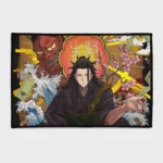 For fans of *Jujutsu Kaisen*, this Suguru Geto rug brings a cool and mysterious vibe to your boys' room or as a collector’s gift. It adds a dark elegance to your decor.