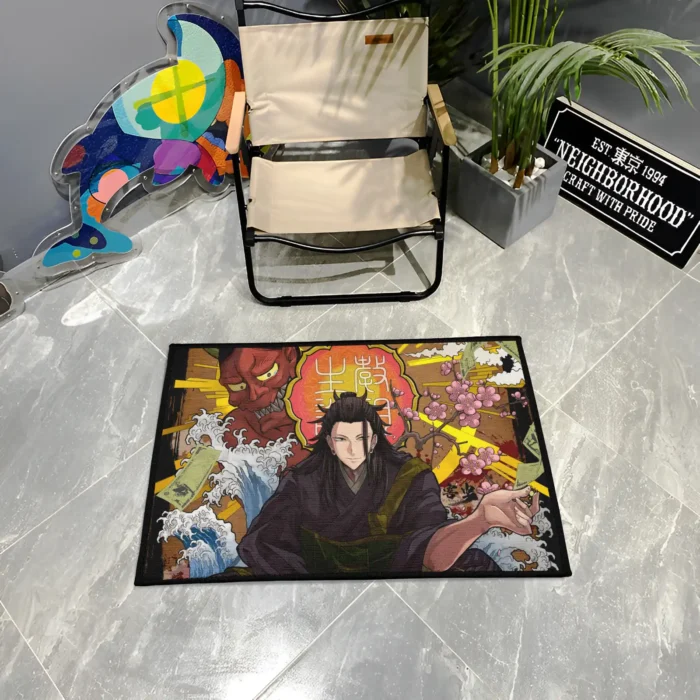 Suguru Geto Rug – Cool Floor Rug for Boys Room or Collector Gift - Image 3