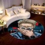 Nanami Round Rug – Cool Rug for Game Room or Otaku Room Setup - Image 2