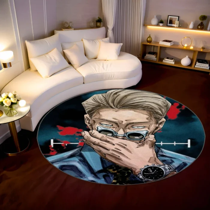 Nanami Round Rug – Cool Rug for Game Room or Otaku Room Setup - Image 2