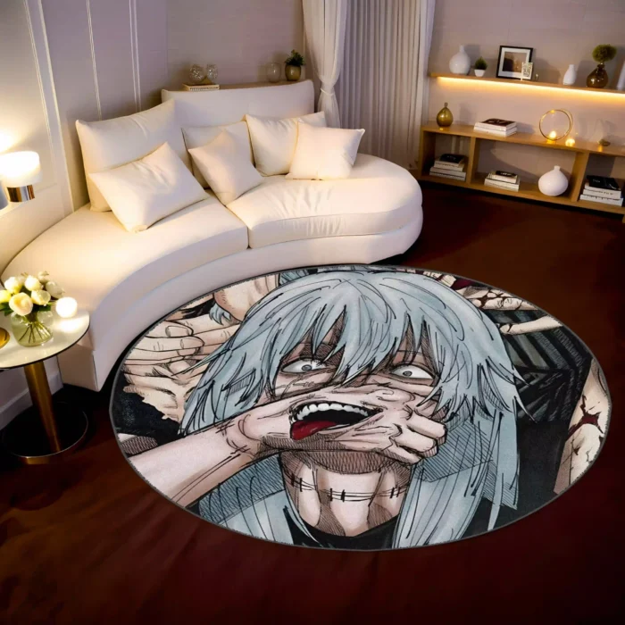 Mahito Round Rug – Stylish Carpet for Gaming Room or Gift Decor - Image 2