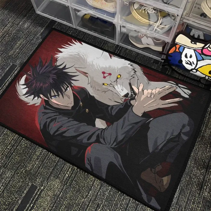 Megumi Fushiguro Rug – Stylish Rug for Gaming Room or Fan Gift - Image 4