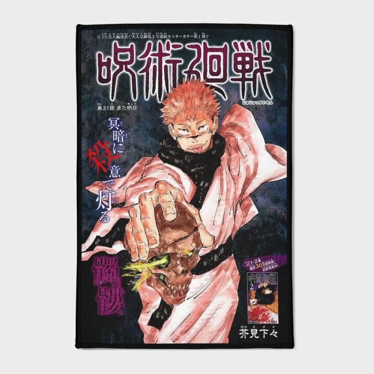 For *Jujutsu Kaisen* fans, this Sukuna rug adds an epic touch to your game room setup or bedroom decor. It’s perfect for fans who want to showcase the King of Curses in their space.