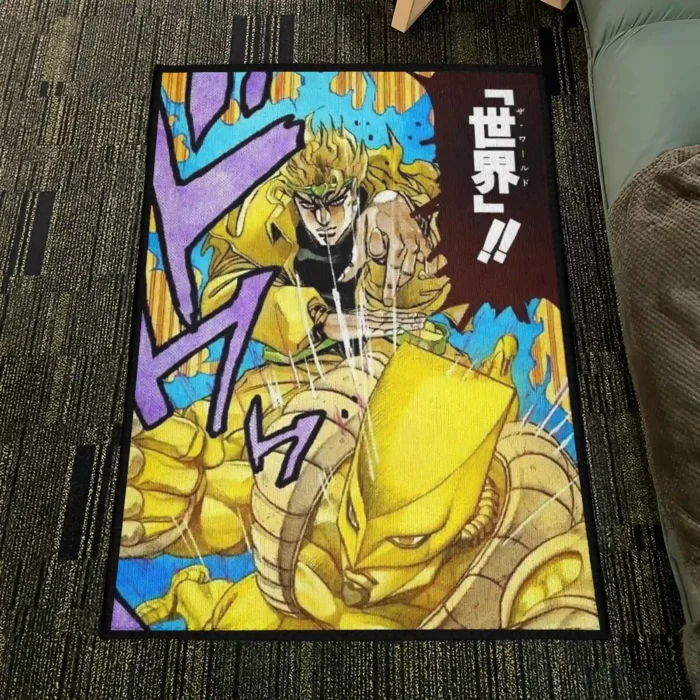 Dio Comic Rug – Unique Carpet for Themed Rooms or Fan Decor - Image 4