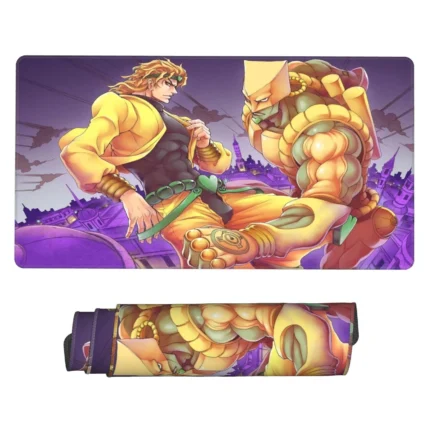 This Dio mouse pad is a unique JoJo’s Bizarre Adventure desk mat, perfect for anime-themed rooms, gaming setups, or fan collections. A standout gift for JoJo fans.