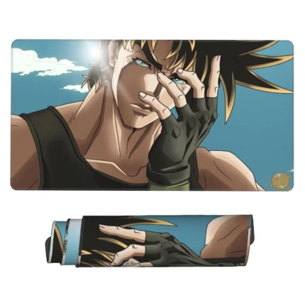 This Joseph Joestar mouse pad is a stylish JoJo’s Bizarre Adventure desk mat, ideal for fan collections, gaming setups, or otaku bedrooms. A must-have for fans.