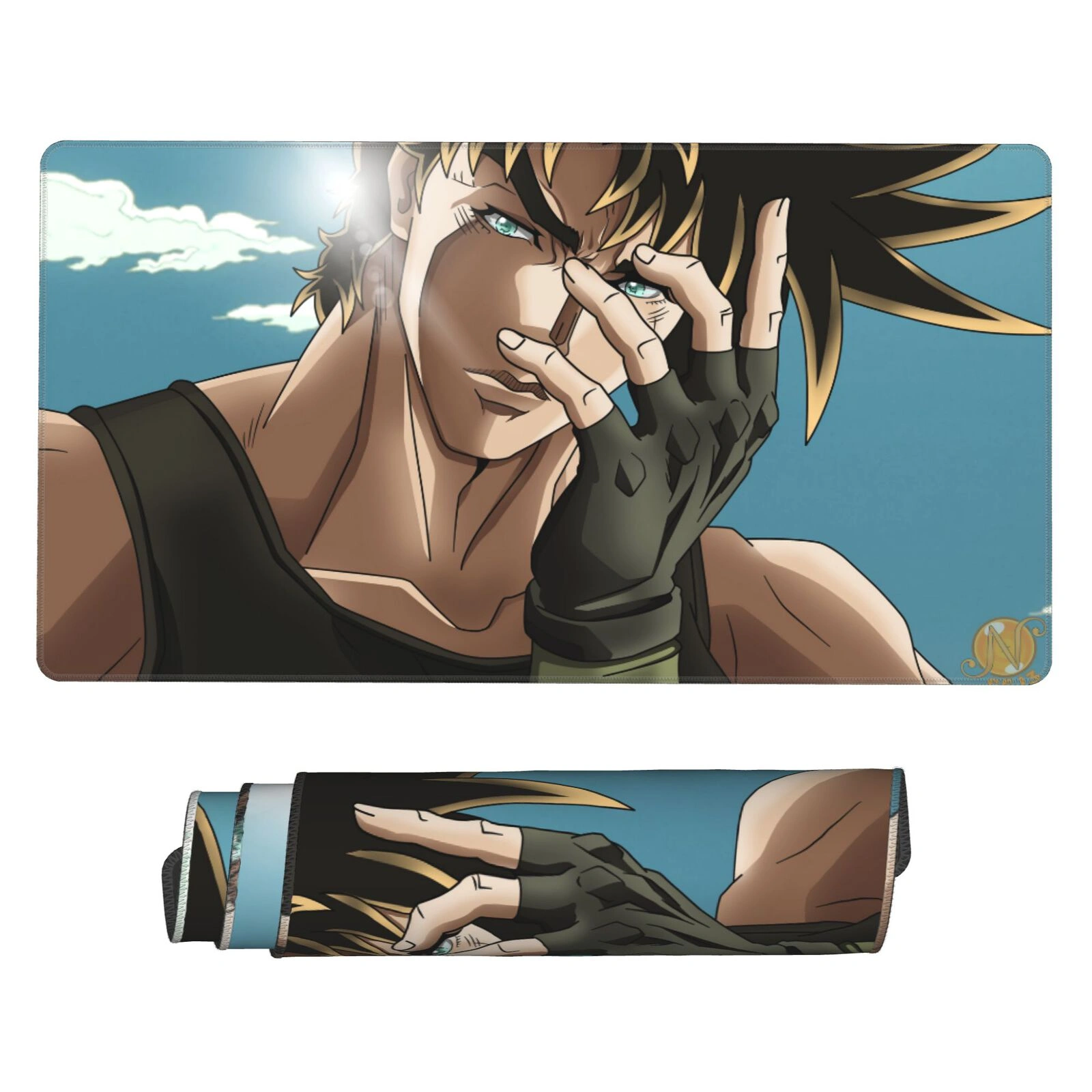 jojo-joseph-joestar-mouse-pad-1 This Joseph Joestar mouse pad is a stylish JoJo’s Bizarre Adventure desk mat, ideal for fan collections, gaming setups, or otaku bedrooms. A must-have for fans.