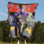 JoJo Woven Tapestry Throw Blanket – Unique Wall Art, Room & Home Decor, Cozy Throw - Image 4