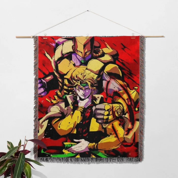 JoJo Dio Woven Tapestry Throw Blanket – Dark Wall Art, Home Decor & Cozy Throw - Image 2