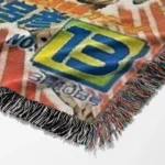 JoJo Manga Cover Adventure Woven Tapestry Throw Blanket – Iconic Wall Art, Room & Home Decor, Collectible Gift - Image 6