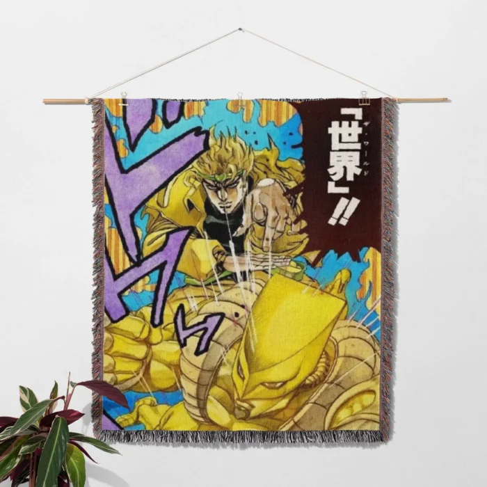 JoJo Dio Woven Tapestry Throw Blanket – Dark Wall Art, Home Decor & Cozy Throw - Image 2