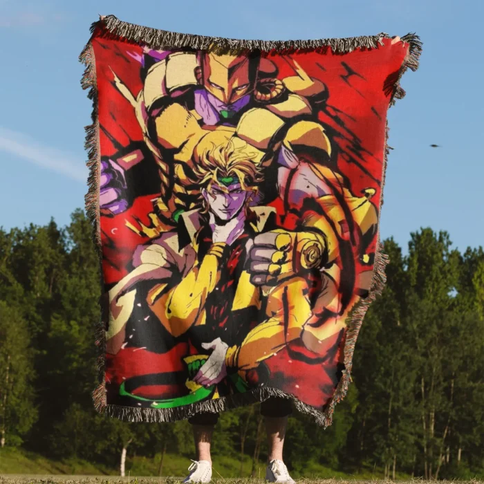 JoJo Dio Woven Tapestry Throw Blanket – Dark Wall Art, Home Decor & Cozy Throw - Image 4