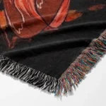 JJK Satoru Gojo Woven Tapestry Throw Blanket – Unique Wall Hanging, Room & Home Decor, Collectible Gift - Image 6