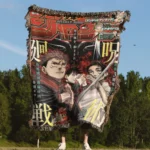 JJK Manga Cover Woven Tapestry Throw Blanket – Stylish Wall Decor, Room & Home Accent, Collectible Gift - Image 4