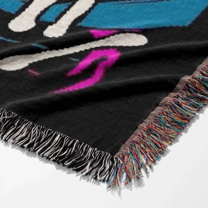 JJK Satoru Gojo Woven Tapestry Throw Blanket – Minimalist Throw, Room & Home Decor, Stylish Accent - Image 6