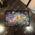 Cute Pink Hero Rug – Cute Game Rug for Kids Room or Fan Gift Decor - Image 2