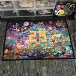 Cute Pink Hero Rug – Cute Game Rug for Kids Room or Fan Gift Decor - Image 4