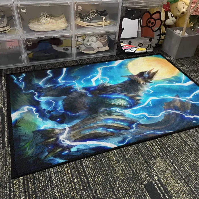 Zinogre Rug – Cool Monster Rug for Game Room - Image 2