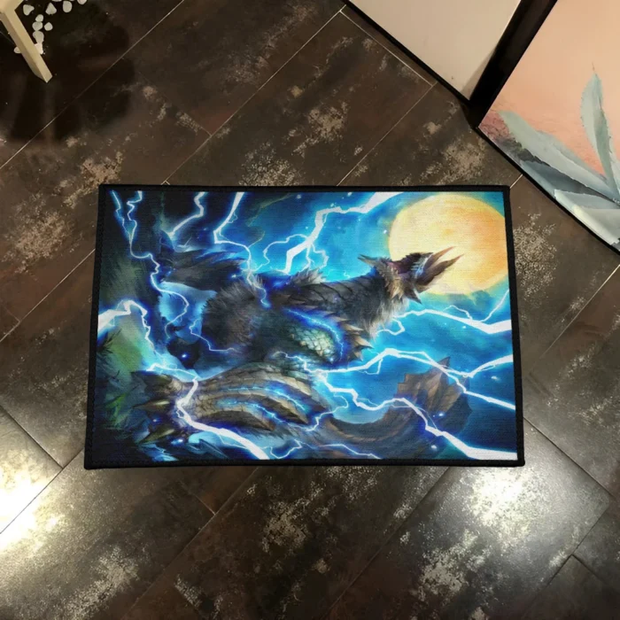 Zinogre Rug – Cool Monster Rug for Game Room - Image 3
