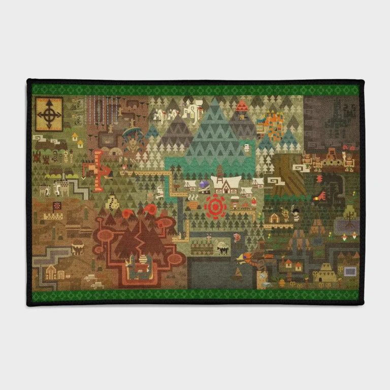 This Monster rug brings a bold and epic feel to any boys' bedroom or otaku setup. Perfect for fans of monsters and adventure, it adds a cool, immersive atmosphere to your space.