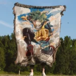 MHA Woven Tapestry Throw Blanket – Cozy Wall Rug, Room & Home Decor, Anime-Inspired Accent - Image 4