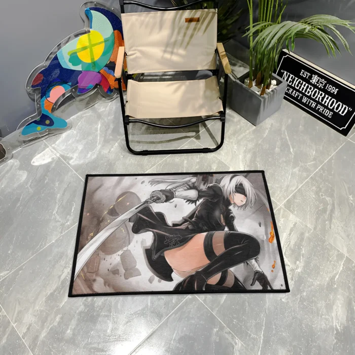 Nier Rug – Stylish RPG Rug for Otaku Bedroom or Fan Room Decor - Image 3