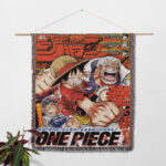 OP Manga Cover Woven Tapestry Throw Blanket – Vibrant Room Accent, Wall Art & Home Decor - Image 3
