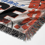 OP Manga Cover Woven Tapestry Throw Blanket – Vibrant Room Accent, Wall Art & Home Decor - Image 7