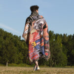 OP Manga Cover Woven Tapestry Throw Blanket – Collectible Wall Hanging, Room & Home Decor - Image 5