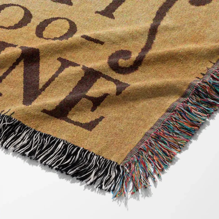 OP Luffy Wanted Woven Tapestry Throw Blanket – Iconic Wall Rug, Room & Home Decor, Perfect Gift - Image 6