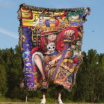 OP Manga Cover Anime Woven Tapestry Throw Blanket – Perfect Gift, Room & Home Decor, Collectible Throw - Image 4