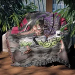 OP Zoro Woven Tapestry Throw Blanket – Fierce Home Decor, Room & Wall Art, Perfect Gift - Image 3