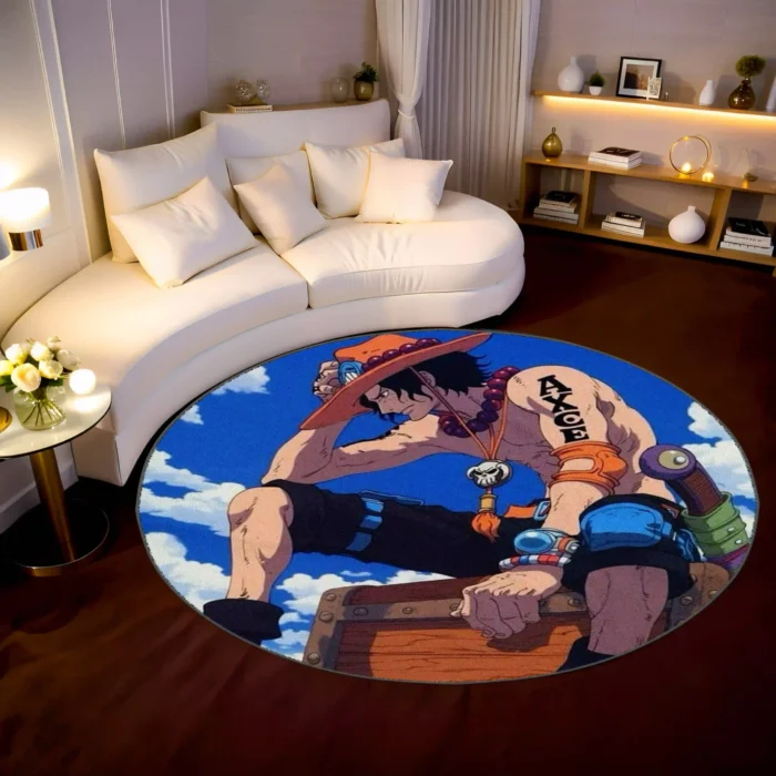 Ace Round Rug – Epic Floor Mat for Fan Room or Collector Gift - Image 2
