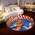 Buggy Round Rug – Fun Carpet for Boys Room or Pirate Setup - Image 2