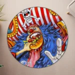 Buggy Round Rug – Fun Carpet for Boys Room or Pirate Setup - Image 4