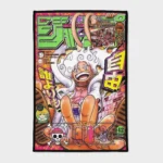 For *One Piece* fans, this Jump cover rug adds a unique and vibrant touch to your floor. It’s a perfect gift for fans, showcasing the iconic Jump magazine artwork.