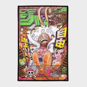 For *One Piece* fans, this Jump cover rug adds a unique and vibrant touch to your floor. It’s a perfect gift for fans, showcasing the iconic Jump magazine artwork.