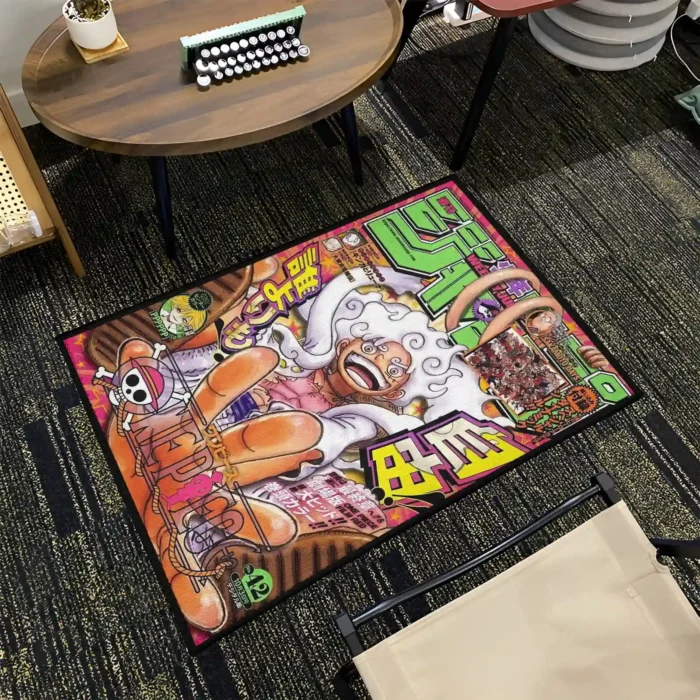 OP Jump Cover Rug – Unique Floor Mat, Great Gift for Fans - Image 2