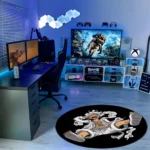 Gear 5 Round Rug – Epic Floor Mat for Game Room or Fan Display - Image 3