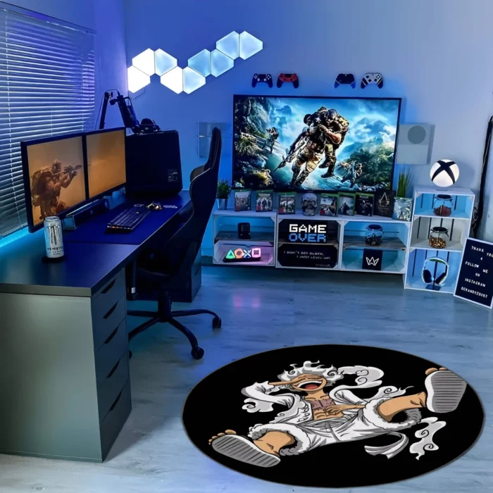 Gear 5 Round Rug – Epic Floor Mat for Game Room or Fan Display - Image 3