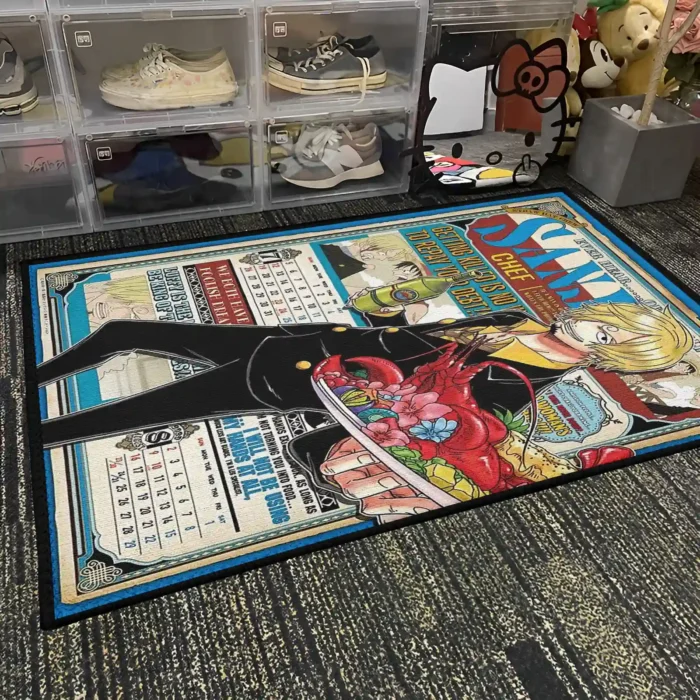 Sanji Rug – Cool Rug for Bedroom, Great Gift for Fans - Image 2