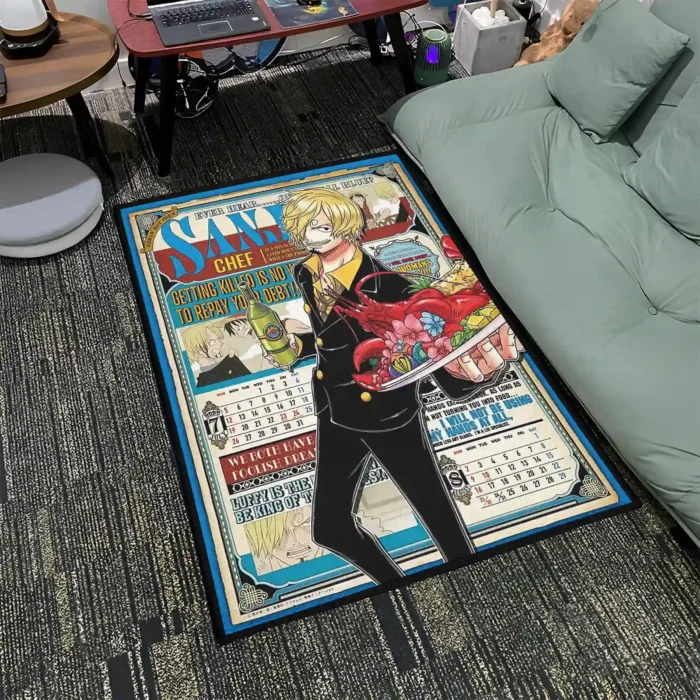 Sanji Rug – Cool Rug for Bedroom, Great Gift for Fans - Image 4