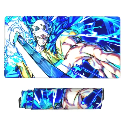 This Trafalgar Law mouse pad is a cool One Piece desk mat, perfect for gaming setups, otaku bedrooms, or collector rooms. A great gift for anime fans.