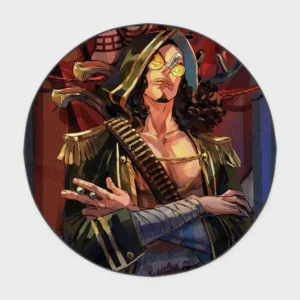Add some fun to your kids' room or gaming setup with this Usopp round rug. Perfect for *One Piece* fans, it brings a playful and adventurous touch to your space.