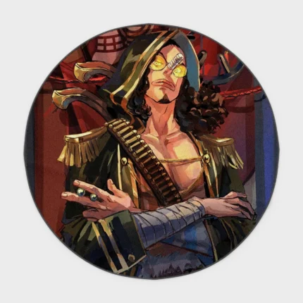 Add some fun to your kids' room or gaming setup with this Usopp round rug. Perfect for *One Piece* fans, it brings a playful and adventurous touch to your space.