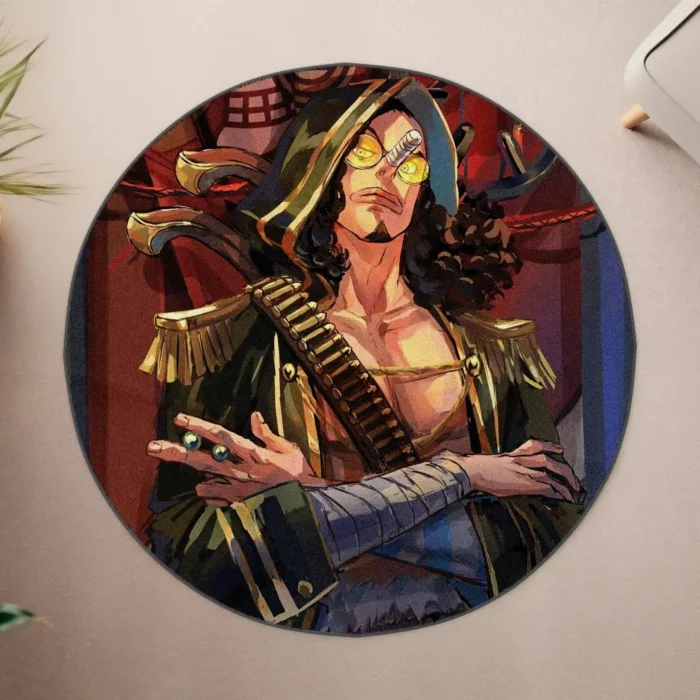Usopp Round Rug – Fun Rug for Kids Room or Gaming Setup Display - Image 4