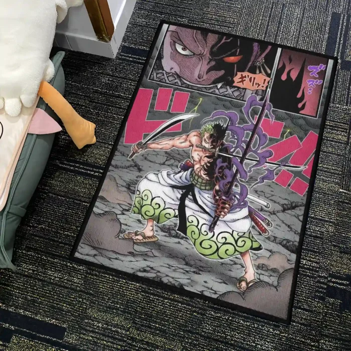 Zoro Rug – Epic Carpet for Gaming Room or Boys Room Decor - Image 4