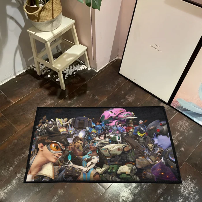 OW Rug – Fun FPS Rug for Gaming Setup or Hero Fan Decor - Image 3