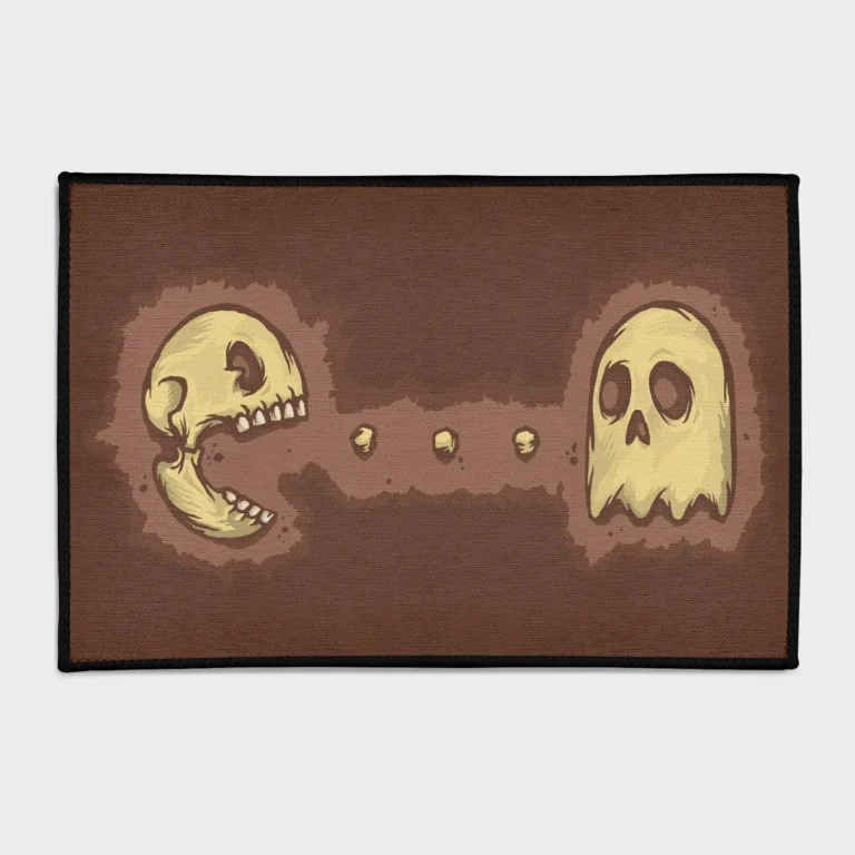 Bring the classic arcade game into your space with this Pac-Man rug. Perfect for gaming rooms or nostalgic decor, it adds a fun, retro vibe to your home, ideal for fans of the iconic game.